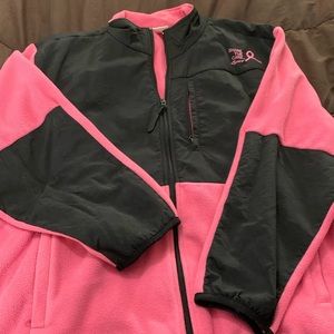Breast cancer zip up jacket
